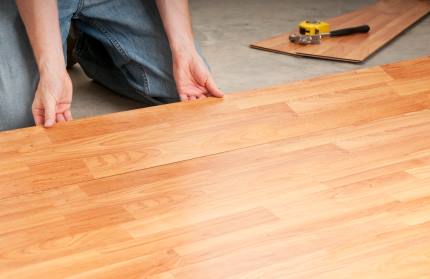 Hardwood floor installation by Total Flooring Solutions LLC
