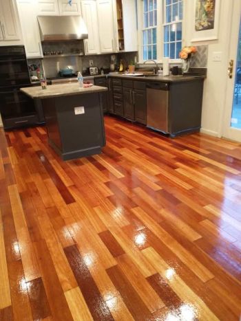 Floor refinishing by Total Flooring Solutions LLC
